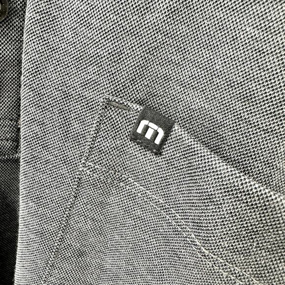 Travis Mathew Polo Shirt Mens Large Gray SOUTHERN POWER Logo Short Sleeve - Picture 4 of 9